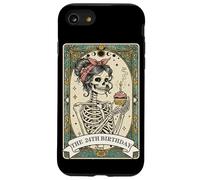 Carte de Tarot pour 24e Anniversaire Motif Squelette Coque pour iPhone SE (2020) / 7/8