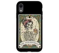 Carte de Tarot pour 24e Anniversaire Motif Squelette Coque pour iPhone XR