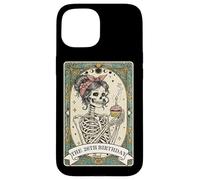 Carte de Tarot pour 26e Anniversaire Motif Squelette Coque pour iPhone 15