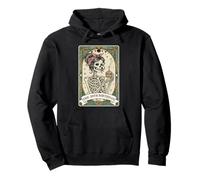 Carte de Tarot pour 28e Anniversaire Motif Femme Squelette Sweat à Capuche