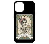 Carte de Tarot pour 29e Anniversaire Motif Squelette Coque pour iPhone 12/12 Pro