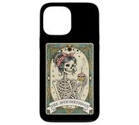 Carte de Tarot pour 29e Anniversaire Motif Squelette Coque pour iPhone 13 Pro Max