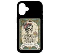 Carte de Tarot pour 29e Anniversaire Motif Squelette Coque pour iPhone 16