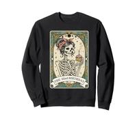 Carte de Tarot pour 32e Anniversaire Motif Femme Squelette Sweatshirt