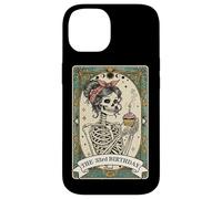 Carte de Tarot pour 33e Anniversaire Motif Femme Squelette Coque pour iPhone 14