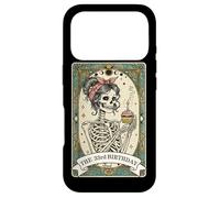 Carte de Tarot pour 33e Anniversaire Motif Femme Squelette Coque pour iPhone 17 Pro