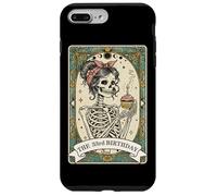 Carte de Tarot pour 33e Anniversaire Motif Femme Squelette Coque pour iPhone 7 Plus/8 Plus