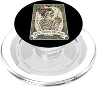 Carte de Tarot pour 33e Anniversaire Motif Femme Squelette PopSockets PopGrip pour MagSafe