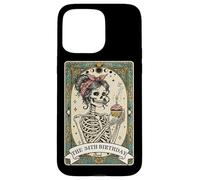 Carte de Tarot pour 34e Anniversaire Motif Squelette Femme Coque pour iPhone 15 Pro Max
