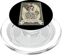 Carte de Tarot pour 35e Anniversaire Motif Femme Squelette PopSockets PopGrip pour MagSafe