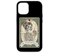 Carte de Tarot pour 36e Anniversaire Motif Squelette Femme Coque pour iPhone 12/12 Pro