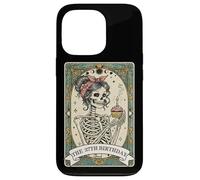 Carte de Tarot pour 37e Anniversaire Motif Femme Squelette Coque pour iPhone 13 Pro
