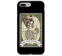 Carte de Tarot pour 37e Anniversaire Motif Femme Squelette Coque pour iPhone 7 Plus/8 Plus