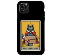 Carte de tarot pour chat The Emperor Cat In Box Lover Funny Cat Coque pour iPhone 11 Pro Max