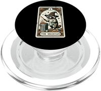 Carte de Tarot Raton Laveur The Magician Witchcraft Occult Raton Laveur PopSockets PopGrip pour MagSafe