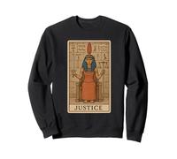 Carte de Tarot rétro Justice Egypte Ancienne déesse égyptienne Sweatshirt