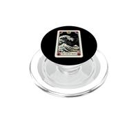 Carte de Tarot rétro The Great Wave Off Kanagawa by Night PopSockets PopGrip pour MagSafe