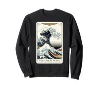 Carte de Tarot rétro The Great Wave Off Kanagawa Sweatshirt