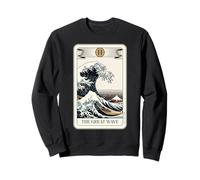 Carte de Tarot rétro The Great Wave Off Kanagawa Sweatshirt