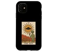 Carte de Tarot rétro The Sun Mystical Funny Alien Coque pour iPhone 11