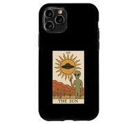 Carte de Tarot rétro The Sun Mystical Funny Alien Coque pour iPhone 11 Pro
