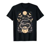 Carte de Tarot Serpent Mystique avec Papillons de Nuit T-Shirt