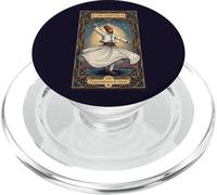 Carte de Tarot soufi derviche tourbillonnant Danse spirituelle PopSockets PopGrip pour MagSafe