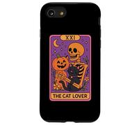 Carte de Tarot Squelette Citrouille The Cat Lover Coque pour iPhone SE (2020) / 7/8