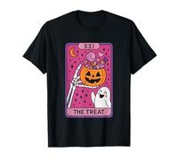 Carte de Tarot Squelette d'halloween The Treat T-Shirt