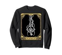 Carte de Tarot Squelette Mystique - The Hanged Man Sweatshirt