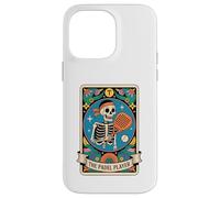 Carte de Tarot Squelette pour Joueur de Padel Coque pour iPhone 14 Pro Max