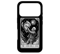 Carte de Tarot Squelette pour la fête des pères avec Inscription « The Chinchilla Dad » Coque pour iPhone 17 Pro
