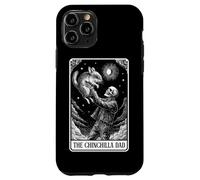 Carte de Tarot Squelette pour la fête des pères avec Inscription « The Chinchilla Dad » Coque pour iPhone 11 Pro