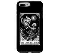 Carte de Tarot Squelette pour la fête des pères avec Inscription « The Chinchilla Dad » Coque pour iPhone 7 Plus/8 Plus