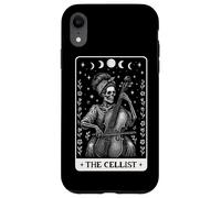 Carte de Tarot Squelette pour violoncelliste Lune sorcière Coque pour iPhone XR