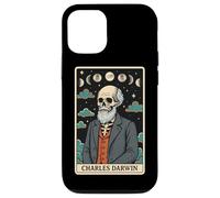 Carte de Tarot Squelette sur la théorie de l'évolution de Charles Darwin Witchy Coque pour iPhone 12/12 Pro