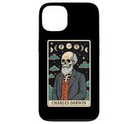 Carte de Tarot Squelette sur la théorie de l'évolution de Charles Darwin Witchy Coque pour iPhone 13