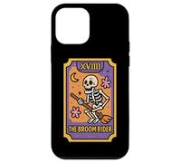 Carte de Tarot Squelette The Broom Rider XVIII Coque pour iPhone 12 Mini