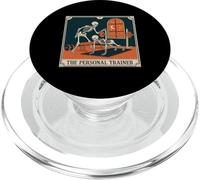 Carte de Tarot Squelette Vintage The Personal Trainer PopSockets PopGrip pour MagSafe