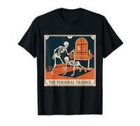 Carte de Tarot Squelette Vintage The Personal Trainer T-Shirt