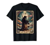 Carte de tarot style grunge usé l'ermite T-Shirt
