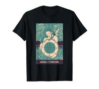 Carte de Tarot Symbolique du Zodiaque Roue de la Fortune T-Shirt