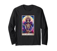 Carte de tarot The Drag Queen, squelette Drag Show pour homme et femme Manche Longue