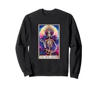 Carte de tarot The Drag Queen, squelette Drag Show pour homme et femme Sweatshirt