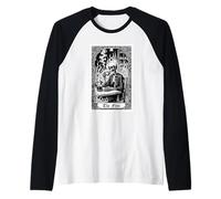 Carte de Tarot The Fine Squelette Café Meme Gothique Dark Humour Manche Raglan