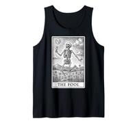 Carte de tarot The Fool - Gravure squelette dansant Débardeur