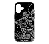 Carte de Tarot The Fool pour Halloween, Le bouffon, Gothique, Horreur Coque pour iPhone 16