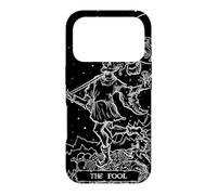 Carte de Tarot The Fool pour Halloween, Le bouffon, Gothique, Horreur Coque pour iPhone 17 Pro
