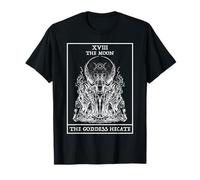 Carte de tarot The Goddess Hécate de la Lune Sorcière Wiccan Witchy T-Shirt