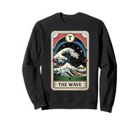 Carte de Tarot The Great Wave Off Kanagawa Sweatshirt